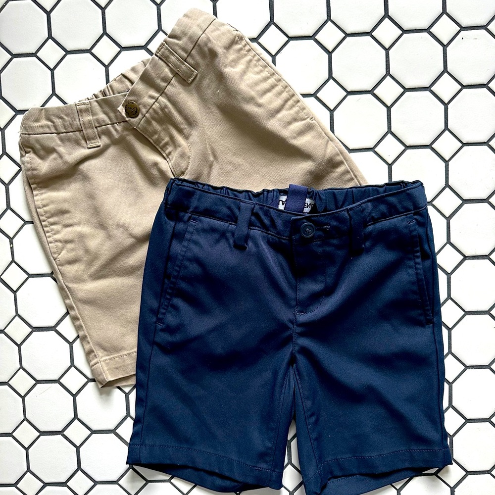 EUC • LANDS’ END uniform shorts bundle